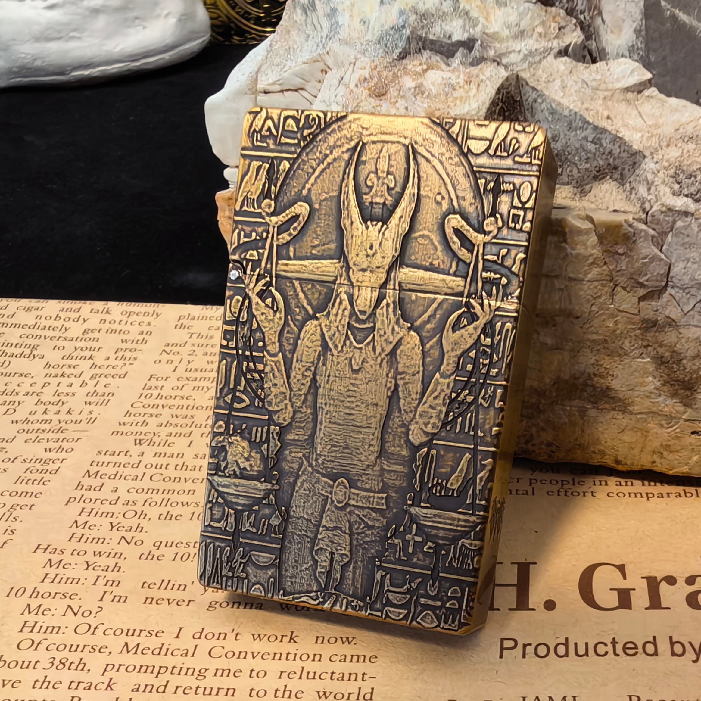 Ancient Guardian Brass lighter