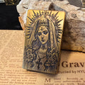 Virgin Mary Brass lighter