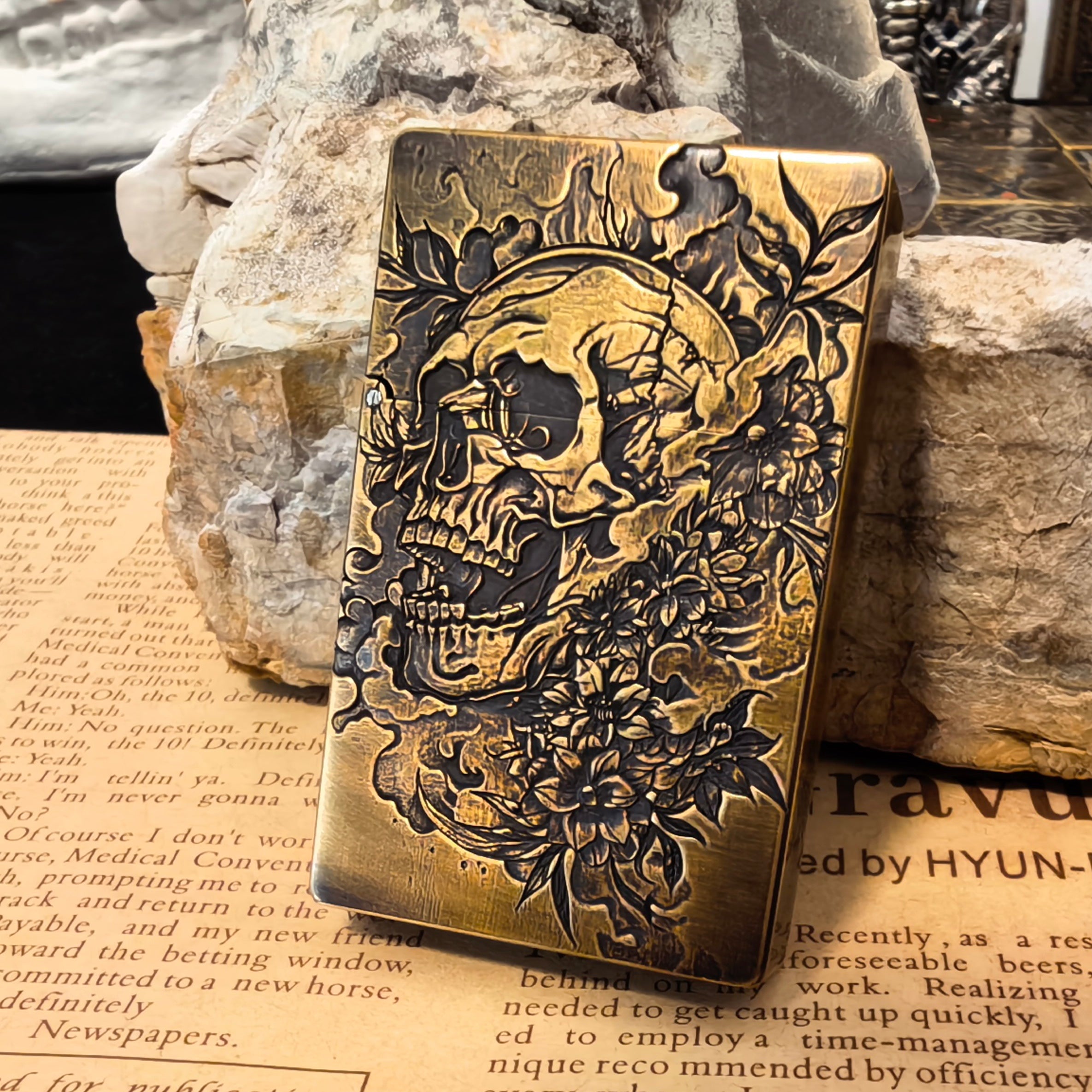 Skull Brass lighter