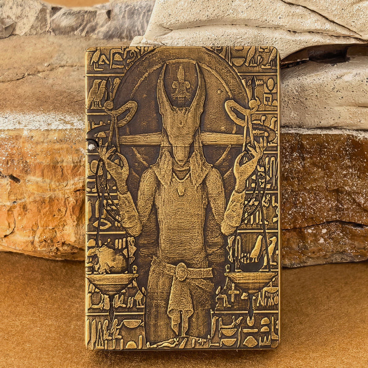 Ancient Guardian Brass lighter