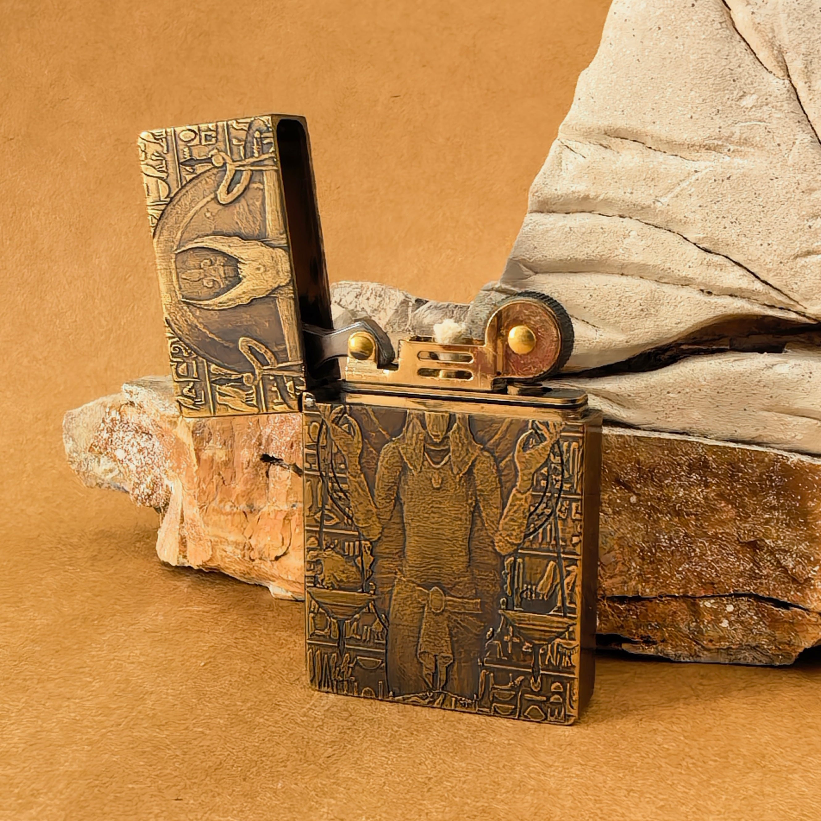 Ancient Guardian Brass lighter