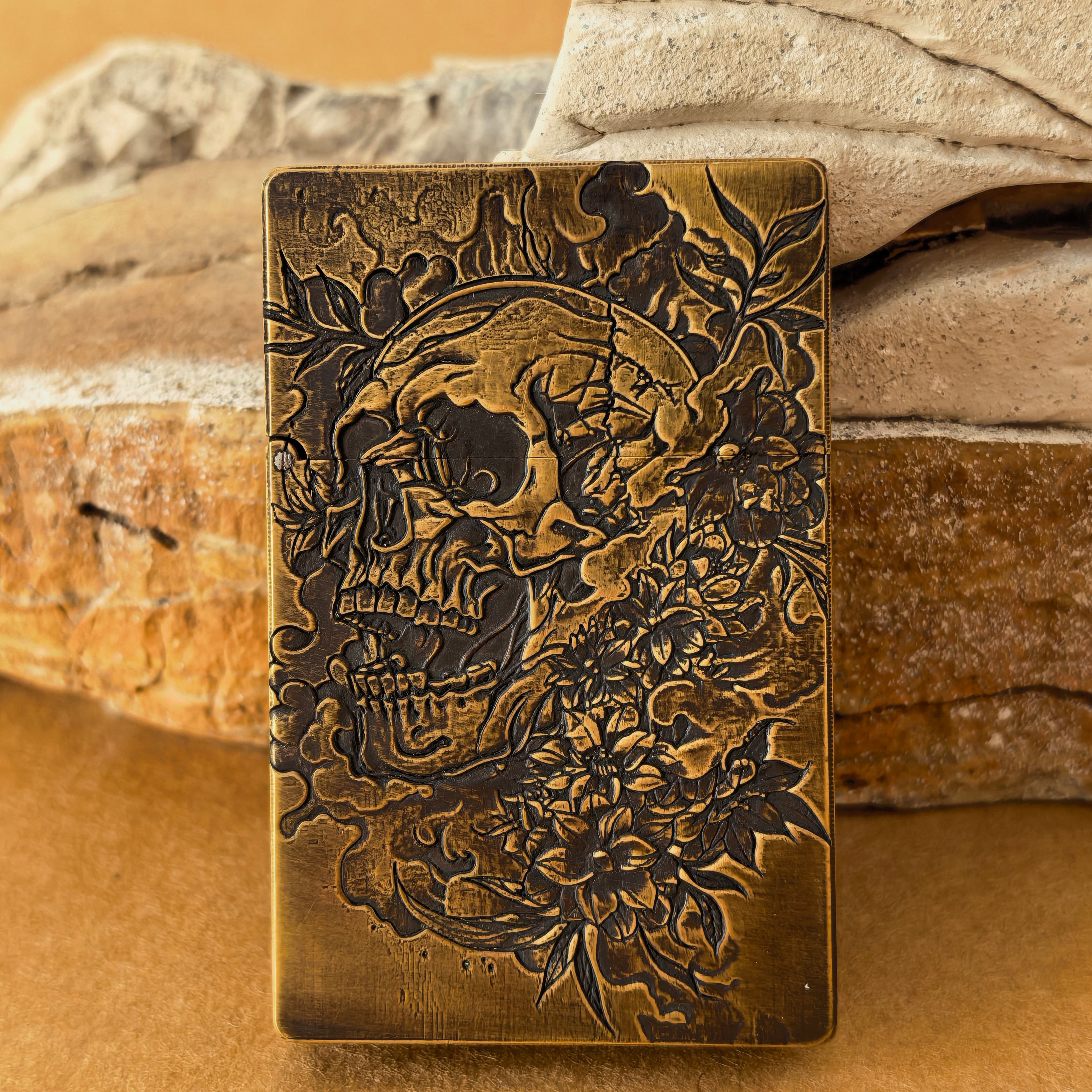 Skull Brass lighter