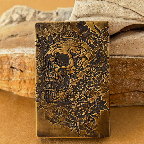 Skull Brass lighter