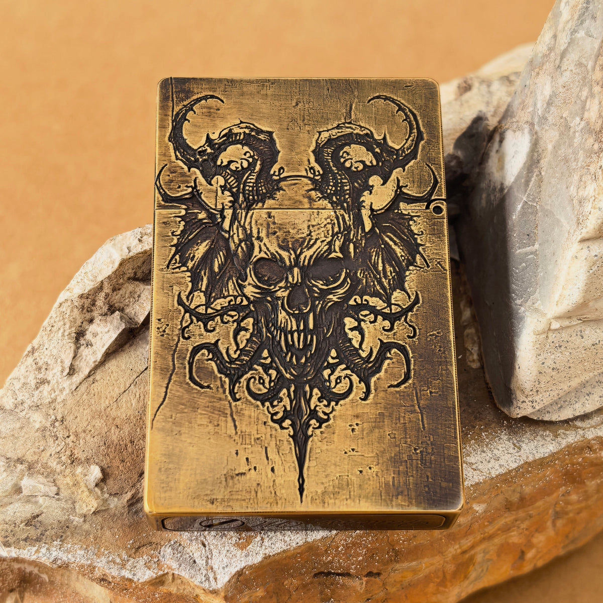 Skull Brass lighter