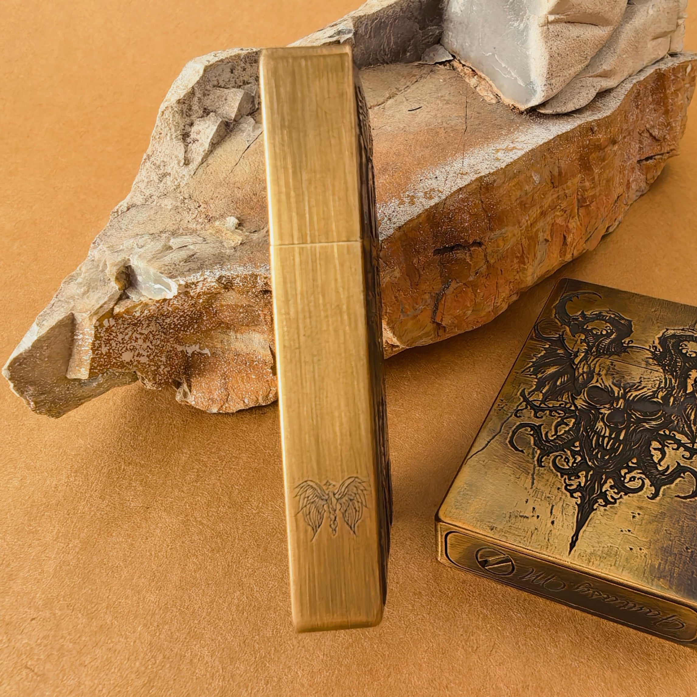 Skull Brass lighter