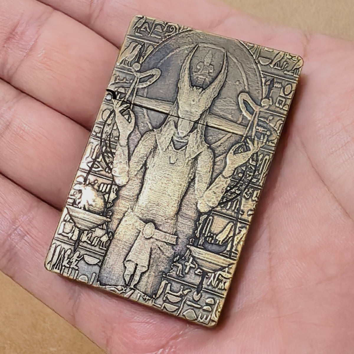 Ancient Guardian Brass lighter