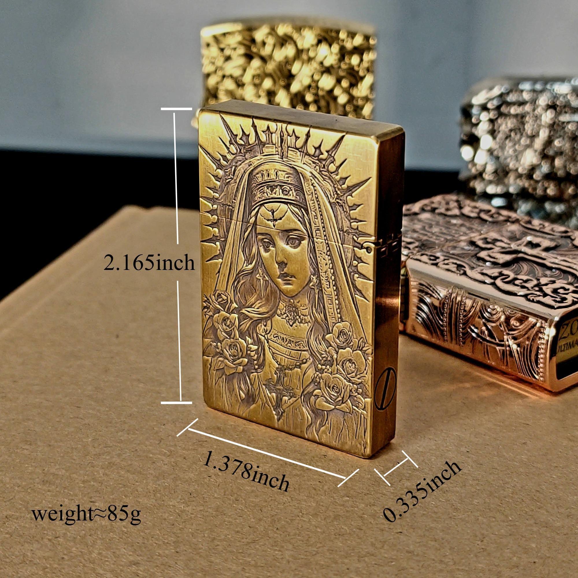 Virgin Mary Brass Relic